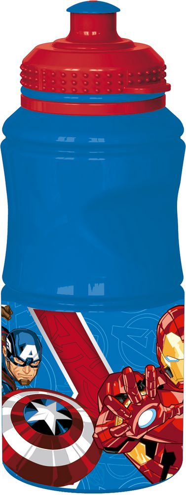 Borraccia per bambini in plastica Avengers 380 ml