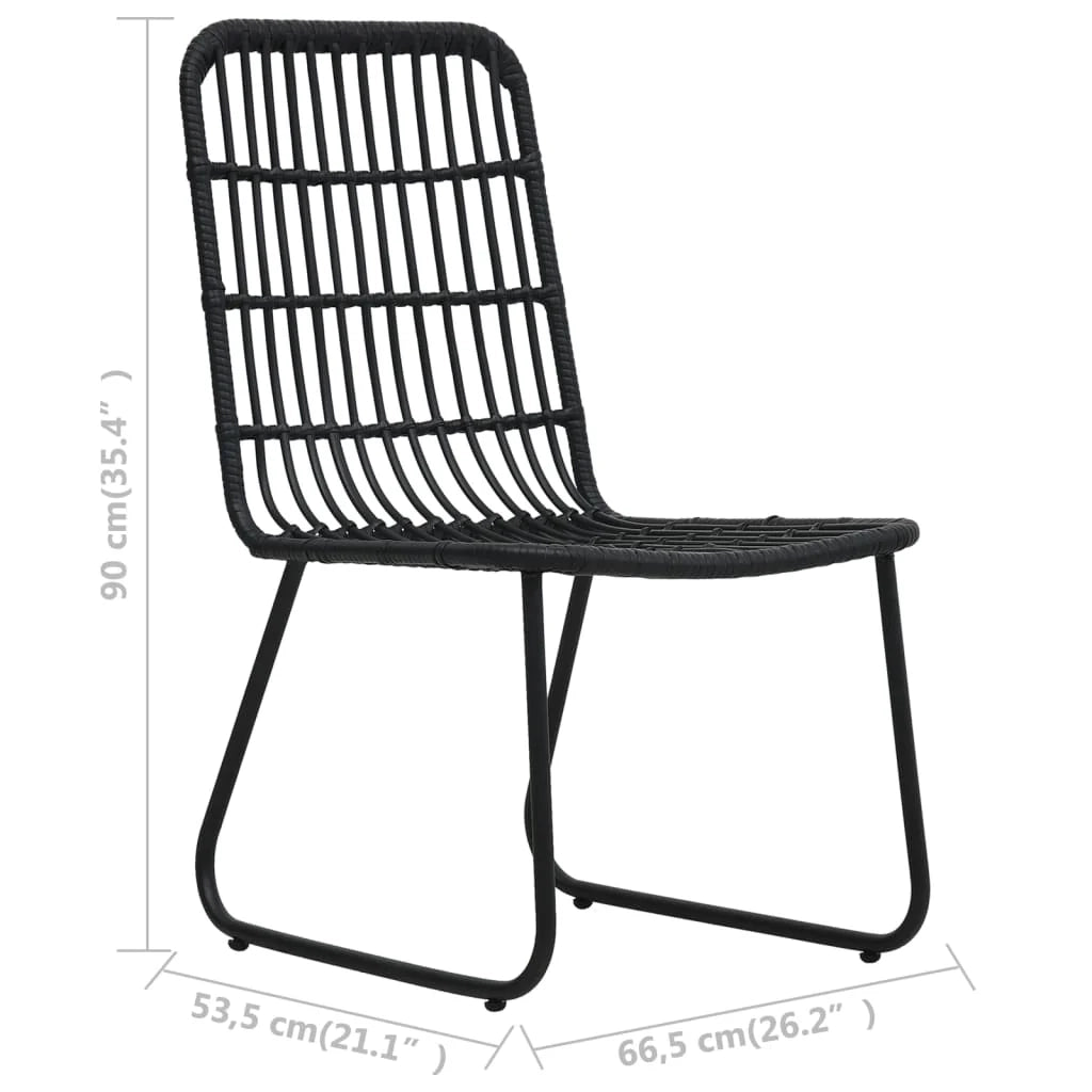 Set da giardino in vimini nero da 3 pezzi per mobili da esterno 02_0013528