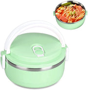 Thermos contenitore in acciaio inossidabile 304 - Scatola per pasti per adulti - Contenitore per alimenti - Sostenibile - Antiscivolo - Laccato a alta lucidità