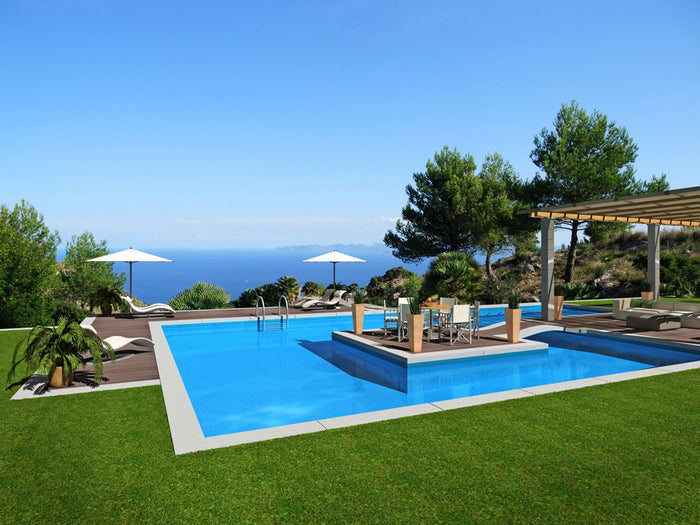 Tappeto erboso sintetico "VERDI 3" - 1 x 3 m x H 30 mm - Verde (3 colori)