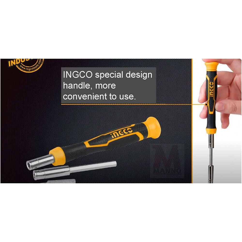 Set cacciaviti precisione smartphone 32 pz - Ingco HKSDB0348