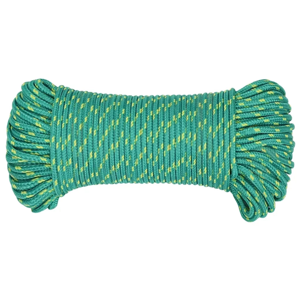 Corda Nautica Verde 5 mm 100 m in Polipropilene