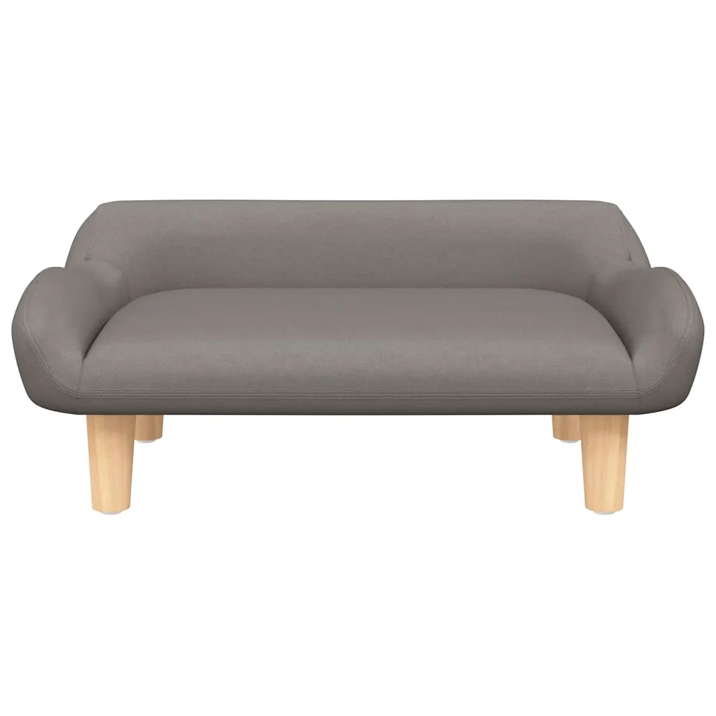 Divano per Bambini Tortora 70x40x24 cm in Tessuto