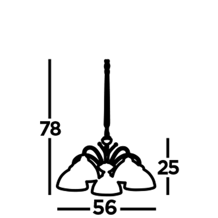 Lampadario Contemporaneo Milanese Acciaio Adjustable Vetro 5 Luci E14