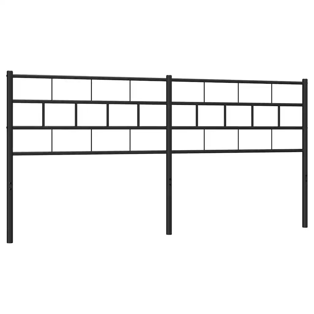 Testiera di Ricambio in Metallo Nero 200 cm 355697