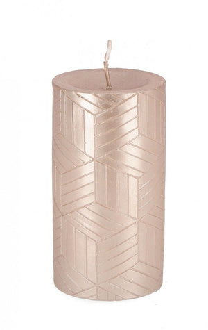 Candela Cassiel Argento Magic, Dimensioni 7x13cm (4 Pezzi)