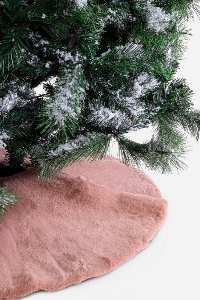 Copribase Albero Kathlyn Rosa Antico, Diametro 90cm (4 Pezzi)