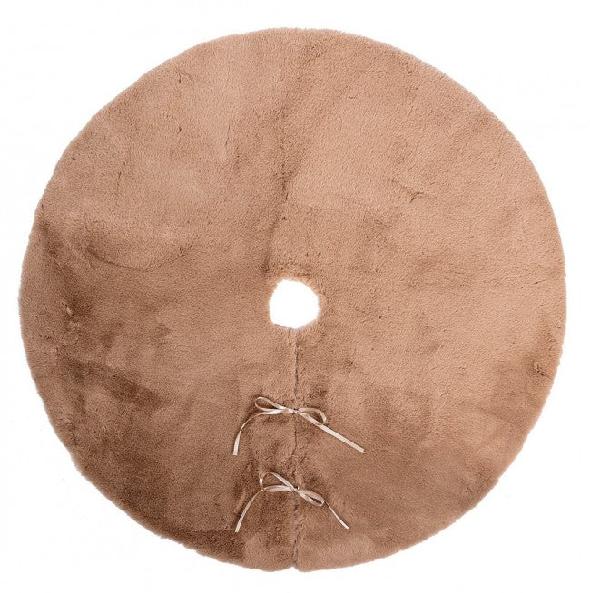 Copribase Albero Kathlyn Cammello, Diametro 90cm (4 Pezzi)