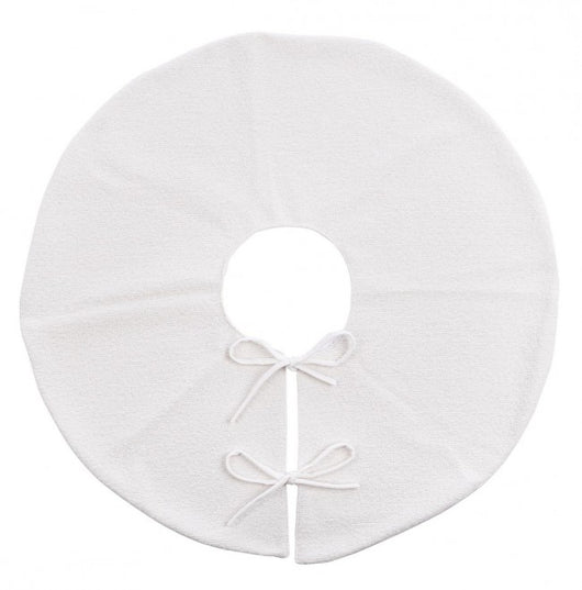 Copribase Albero Teddy Bianco, Diametro 90cm (4 Pezzi)