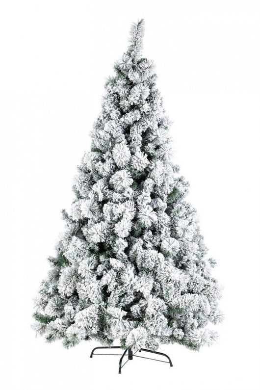Albero di Natale Cermis Innevato Altezza 180cm con 574 Rami