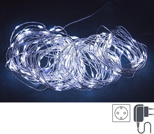 Striscia Luminosa con 200 MicroLED Bianco IP44 (12 Pezzi)