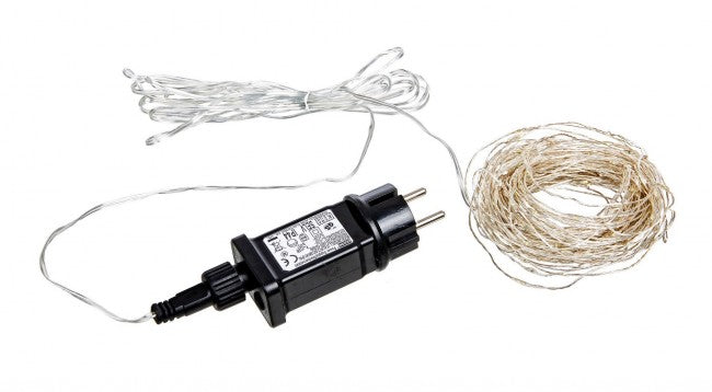 Striscia Luminosa con 200 MicroLED Bianco IP44 (12 Pezzi)