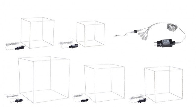 Set di 5 Cubi Luminosi con 1740 MicroLED Classic