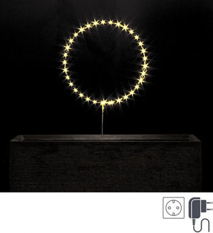 Cerchio Luminoso con 35 MicroLED Bianco Classic Diametro 35cm (3 Pezzi)