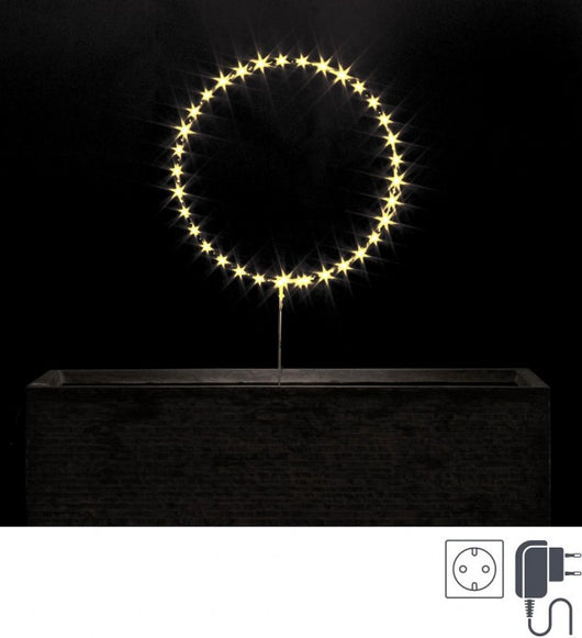 Cerchio Luminoso con 35 MicroLED Bianco Classic Diametro 35cm (3 Pezzi)