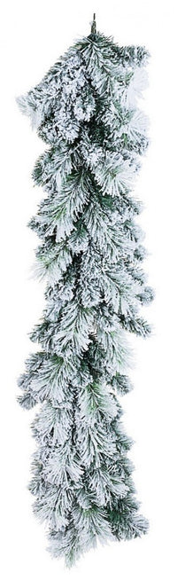 Festone Decorativo Cermis Innevato Altezza 120cm (6 Pezzi)