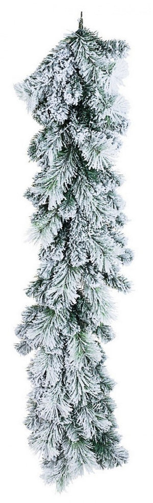 Festone Decorativo Cermis Innevato Altezza 120cm (6 Pezzi)