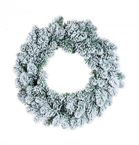 Corona Decorativa Innsbruck Innevato Diametro 45cm (6 Pezzi)