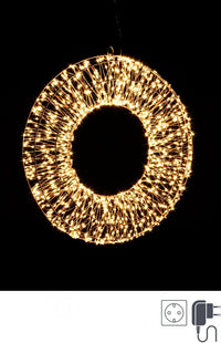 Corona Luminosa 1140 MicroLED Classiche in Rame Diametro 50cm