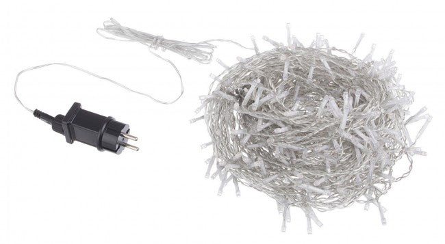 Tenda Luminosa 400 Luci Bianche 5mm Dimensioni 4x1m IP44 (6 Pezzi)