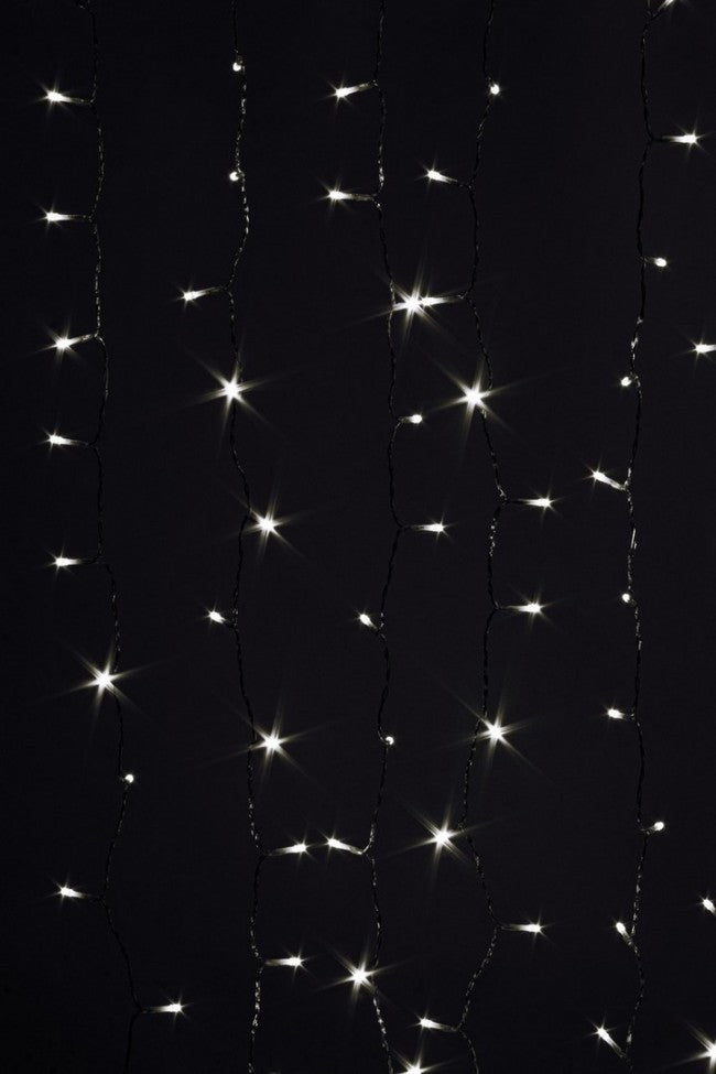 Tenda Luminosa 400 Luci Bianche 5mm Dimensioni 2x2m IP44 (6 Pezzi)