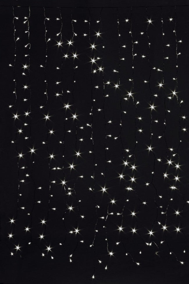 Tenda Luminosa 400 Luci Bianche 5mm Dimensioni 2x2m IP44 (6 Pezzi)