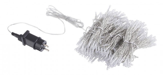 Tenda Luminosa 400 Luci Bianche 5mm Dimensioni 2x2m IP44 (6 Pezzi)