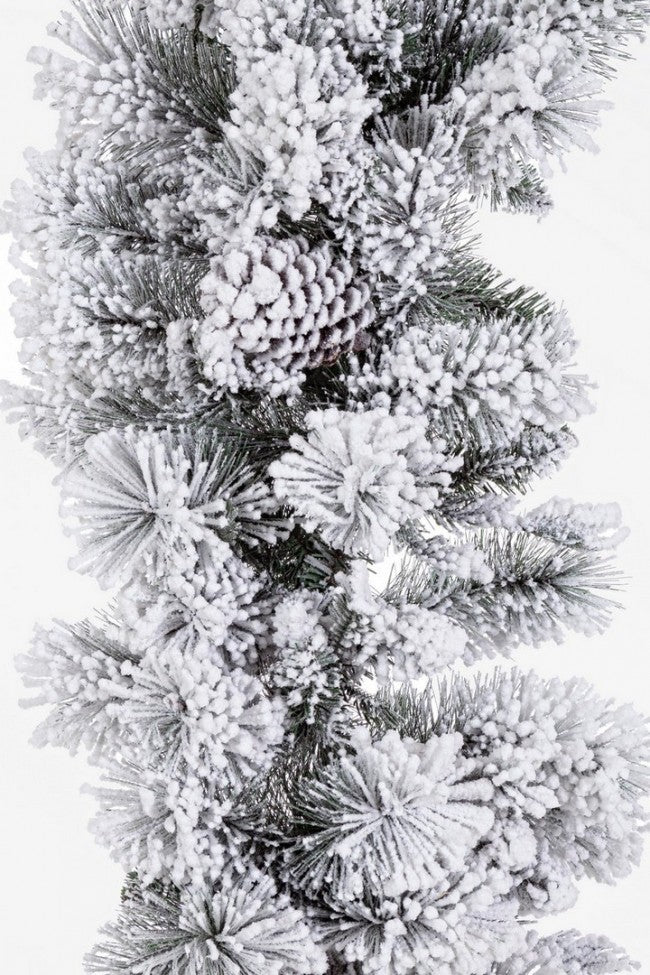 Boa Decorativo Arves Innevato Altezza 270cm (4 Pezzi)