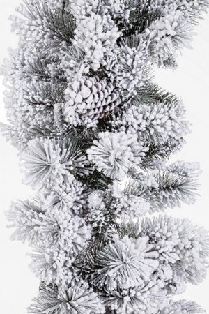 Boa Decorativo Arves Innevato Altezza 270cm (4 Pezzi)