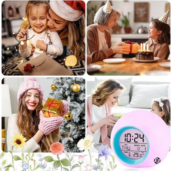 Allenatore del sonno per bambini - Sonno allenatore per bambini - Alarme sveglia digitale - Alarme sveglia per bambini - Lampada notturna - Alarme sveglia digitale per bambini