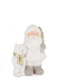 Decorazione Courtney con Babbo Natale e Orso (12 Pezzi)