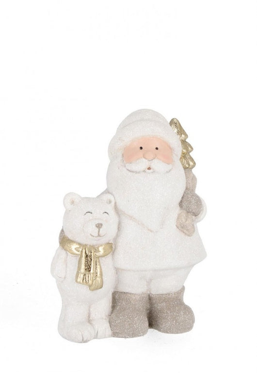 Decorazione Courtney con Babbo Natale e Orso (12 Pezzi)