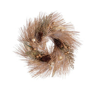 Corona Eternal Oro Rosa Diametro 30cm (4 Pezzi)