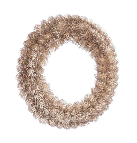 Corona Angelique Champagne Diametro 38cm (4 Pezzi)