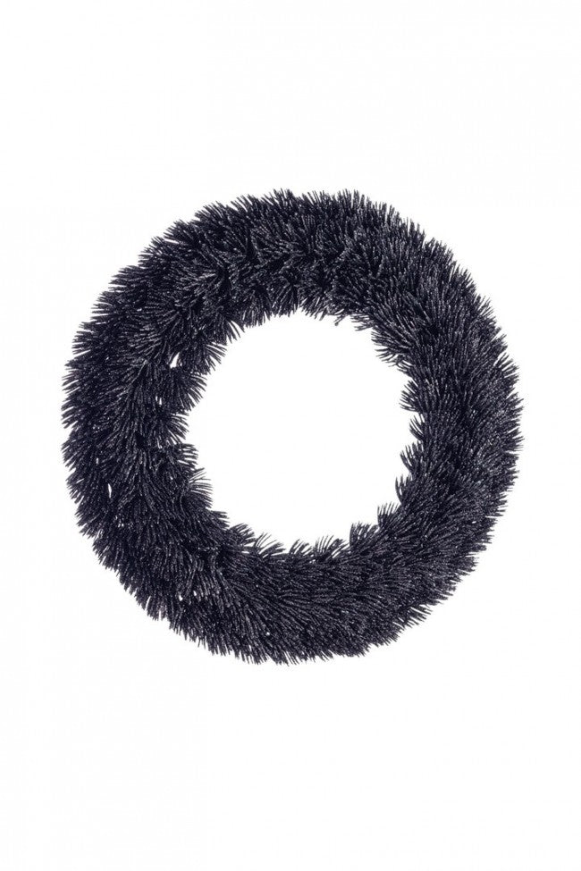 Corona Angelique Nero Diametro 38cm (4 Pezzi)