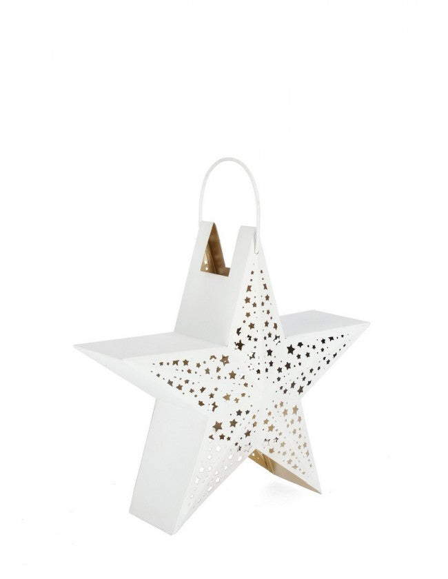 Lanterna Astrelle Bianco Piccola (2 Pezzi)