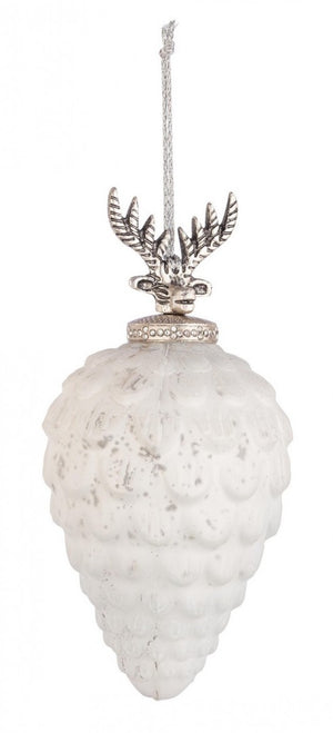 Pendaglio Decorum Pigna Bianco Opaco (8 Pezzi)