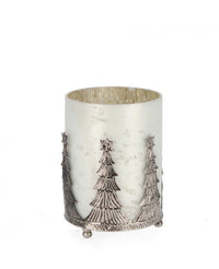 Portacandela Verticale Parky Bianco Opaco H14cm (6 Pezzi)