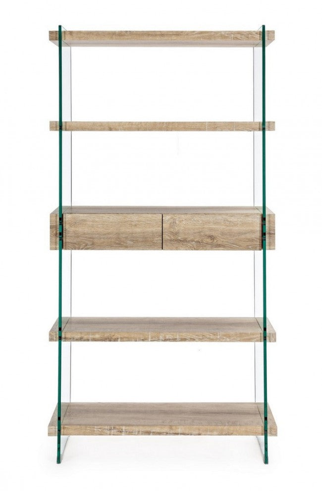 Libreria 4 piani 2 cassetti Line - RAYMOND