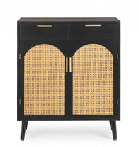 Credenza Legno Nero Boho da Interno - JOSIE