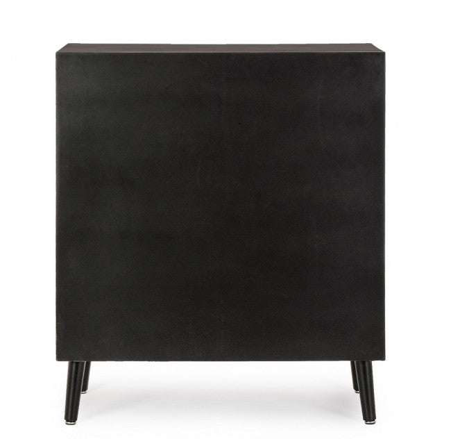 Credenza Legno Nero Boho da Interno - JOSIE
