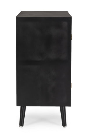 Credenza Legno Nero Boho da Interno - JOSIE