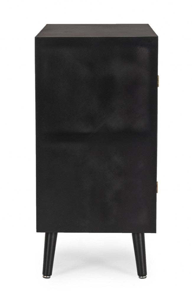 Credenza Legno Nero Boho da Interno - JOSIE