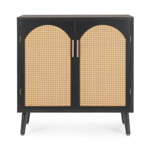 Credenza Legno Nero Boho da Interno - JOSIE