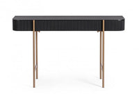 Consolle Legno Nero Industriale da Interno 120x40 - LUCIA