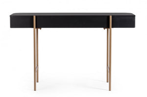 Consolle Legno Nero Industriale da Interno 120x40 - LUCIA