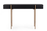 Consolle Legno Nero Industriale da Interno 120x40 - LUCIA