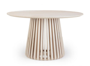 Tavolo Legno Marrone Moderno da Interno 130 cm - ELIJAH