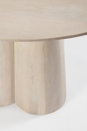 Tavolo Legno Marrone Moderno da Interno 120 cm - ELIJAH