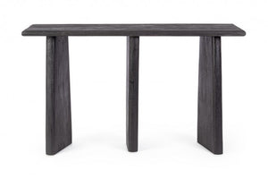 Consolle Legno Nero Moderna da Interno 130x40 - ALEXIA